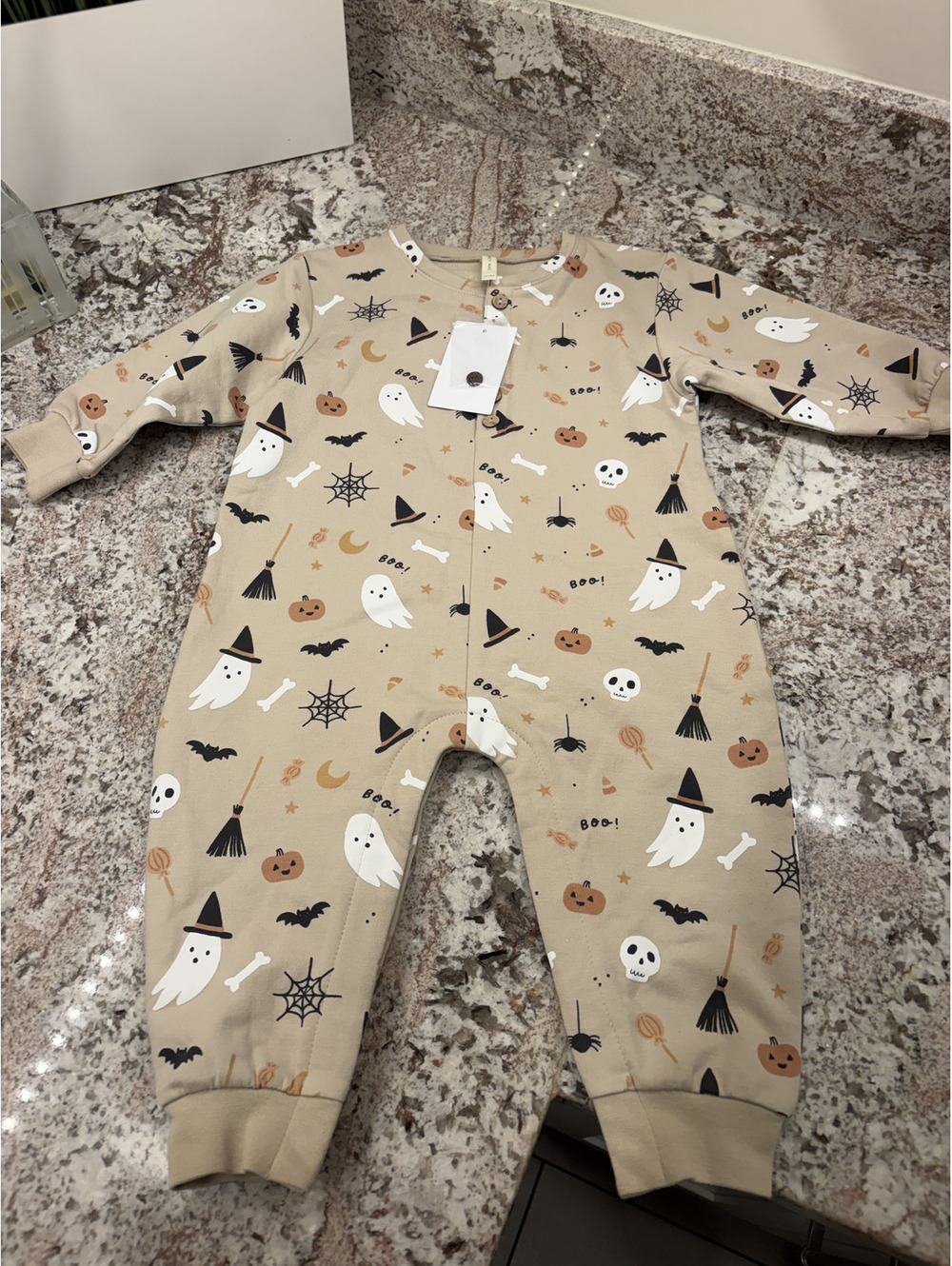 NWT Nordstrom Halloween Kids Button Snap Jumpsuit size 12-18M